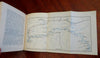 Volga Region Russia Soviet Era Travel Guide c. 1925 tourist book w/ 22 rare maps