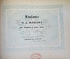 Johann Strauss Artist's Life Sheet Music Waltzes c. 1880 book 8 scores