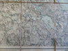 Gävle Sweden Gävleborg County Torsaker 1900 rare large detailed linen backed map