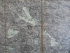 Falun Dalarna County Sweden Avesta 1899 rare large detailed linen backed map