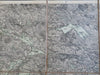Falun Dalarna County Sweden Avesta 1899 rare large detailed linen backed map
