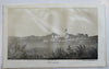 Fort Laramie Wyoming Landscape & Architectural View 1853 lithographed print