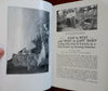 In the Maine Woods 1931 Sportsman's Guide illustrated book w/ large RR map