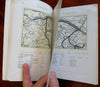 In the Maine Woods 1931 Sportsman's Guide illustrated book w/ large RR map