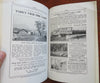 In the Maine Woods 1931 Sportsman's Guide illustrated book w/ large RR map