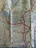 In the Maine Woods 1931 Sportsman's Guide illustrated book w/ large RR map