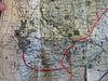 In the Maine Woods Sportsman's Guide 1936 illustrated book w/ large RR map