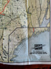 In the Maine Woods Sportsman's Guide 1936 illustrated book w/ large RR map