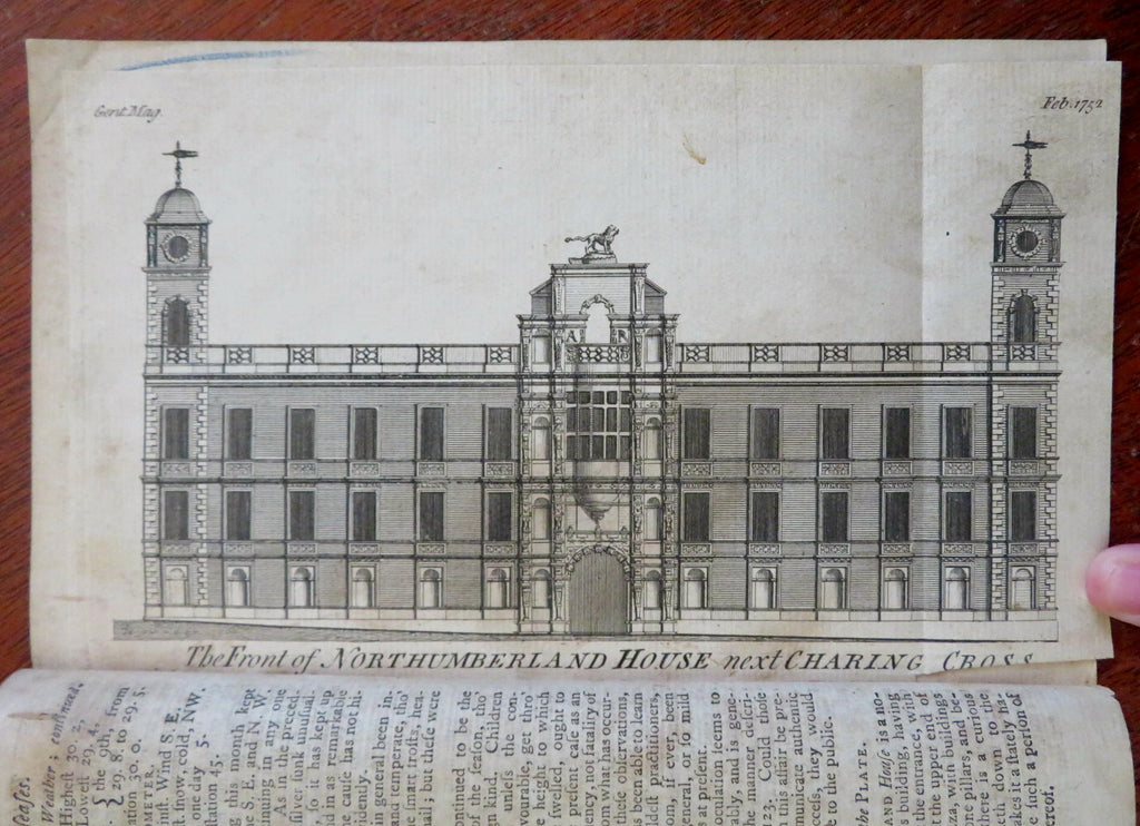 Incas Virgin Islands Diseases Monstrous Birth Feb. 1752 London mag. full issue
