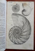 Nautilus shell Danish Golden Horn Windmills Taxes 1752 London mag. full issue