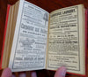 Boston Almanac for 1888 Period Advertising City Guide Calendar Memo Notes