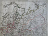 Russian Empire Muscovy Finland Ukraine Baltic States Poland 1806 two sheet map