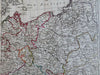 Germany Holy Roman Empire Napoleonic Europe 1806 Desray four sheet map
