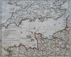 Napoleonic France 1st Empire Revolutionary France 1806 Glot Desray six sheet map