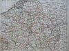 Napoleonic France 1st Empire Revolutionary France 1806 Glot Desray six sheet map