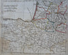 Napoleonic France 1st Empire Revolutionary France 1806 Glot Desray six sheet map