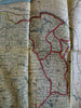 In the Maine Woods Sportsman's Guide 1933 illustrated book w/ large RR map