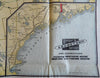 In the Maine Woods Sportsman's Guide 1928 illustrated book w/ large RR map