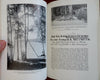 In the Maine Woods Sportsman's Guide 1933 illustrated book w/ large RR map