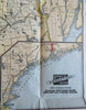 In the Maine Woods Sportsman's Guide 1933 illustrated book w/ large RR map