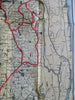 In the Maine Woods Sportsman's Guide 1933 illustrated book w/ large RR map