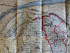 In the Maine Woods Sportsman's Guide 1933 illustrated book w/ large RR map