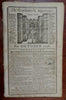 Judaism Prussia Wars Karl Linnaeus Europe Jefferys Map 1756 London mag. issue