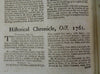 South Carolina Indigo Pitt Resigns Germany Map Longitude 1756 London mag. issue