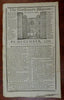 Constantinople Map Boston Massacre Preston trial rare 1770 London mag. issue
