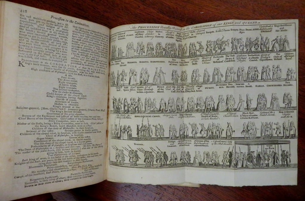 Germany Map Coronation Procession Ostriches Sept. 1761 London mag. full issue
