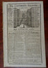 Map Bell'Isle 1761 Angria Commodore James battle Harbor View War in India