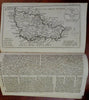 Map Bell'Isle 1761 Angria Commodore James battle Harbor View War in India