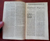 Insects American Affairs Junius Sailor Hardships Nov 1770 London mag. full issue