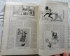 WWI Political Cartoons Turkey Chopping Block 1915 scarce illustrated magazine