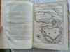 China Korea Culture Geography Government 1748 rare book w/ 37 plates maps views
