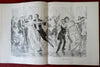 Tiger at Picnic Couple in Danger 1916 Life Magazine complete issue many cartoons
