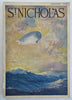 Great Zeppelin dirigible cover 1925 St. Nicholas Magazine Riddles cartoon art