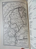 In the Maine Woods Sportsman's Guide 1926 illustrated book w/ large RR map