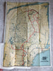 In the Maine Woods Sportsman's Guide 1926 illustrated book w/ large RR map