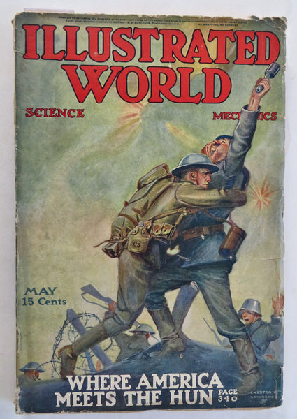 Trench Warfare U.S. Army Airplanes Prosthetics May 1918 illustrated magazine