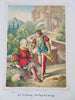 German Costume Prints Military Uniforms Medieval Armor 1870's Lot x 6 prints
