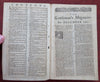 Canada Geography Coffee House rules Japanese Paper making 1761 mag. complete