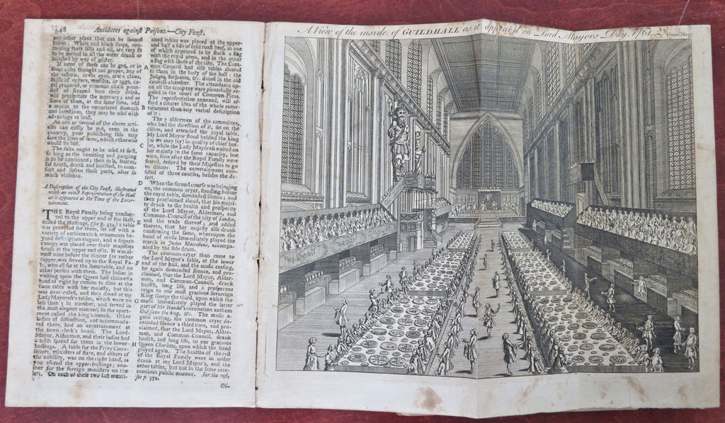 Canada Geography Coffee House rules Japanese Paper making 1761 mag. complete