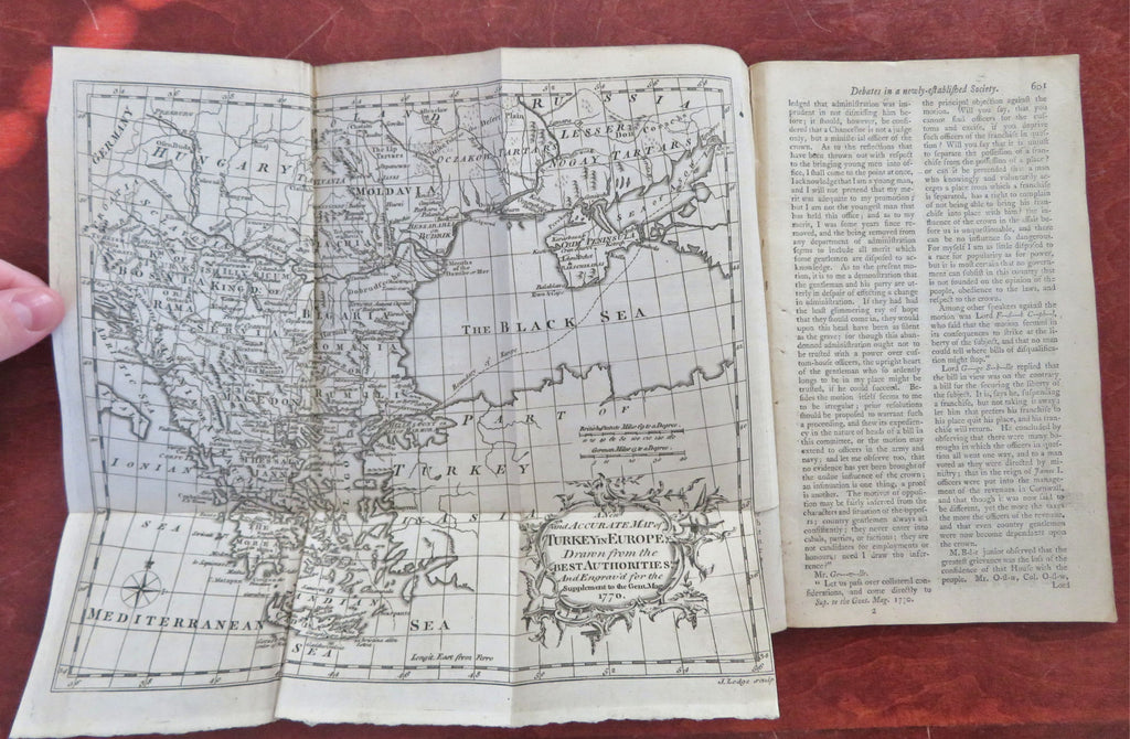 Repeal of American Duties Falklands 1770 Balkans War map Greece political review
