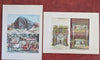 Holy Land Syria Ethnic Views & Costume Prints Street Scenes 1886 Lot x 2 prints