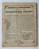 Fisher's Housekeeper's Almanac 1869 home remedies recipes cures zodiac home tips