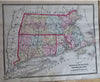 Franklin County Massachusetts Atlas 1871 FW Beers complete atlas 37 folio maps