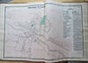 Franklin County Massachusetts Atlas 1871 FW Beers complete atlas 37 folio maps