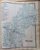 Franklin County Massachusetts Atlas 1871 FW Beers complete atlas 37 folio maps