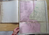 Franklin County Massachusetts Atlas 1871 FW Beers complete atlas 37 folio maps